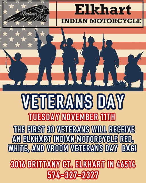 Red, White and Vroom Veterans Day