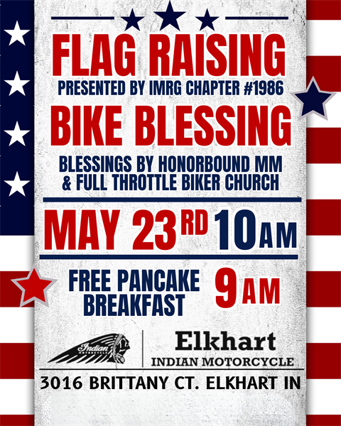 Flag Raising Ceremony & Blessing of the Bikes