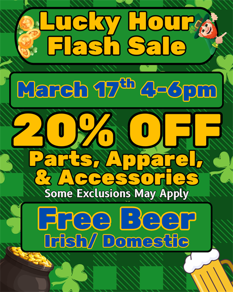St. Patrick’s Day Lucky Hour Sale