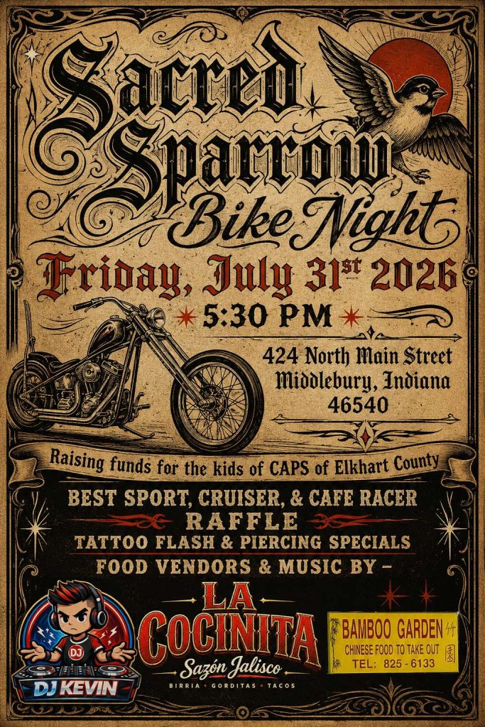 Sacred Sparrow Bike Night