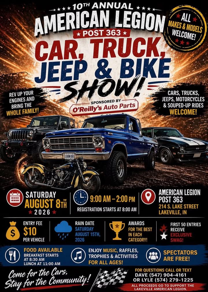 Lakeville American Legion Post 363 Annual Car Show